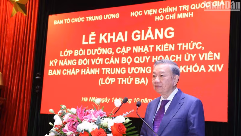 Secretario general del Partido Comunista de Vietnam (PCV) y presidente del país, To Lam.