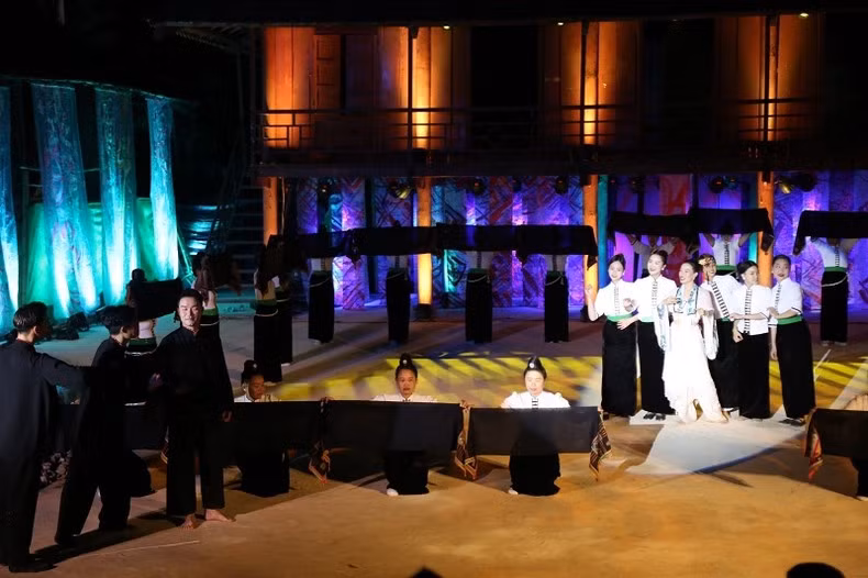Una escena en el espectáculo.