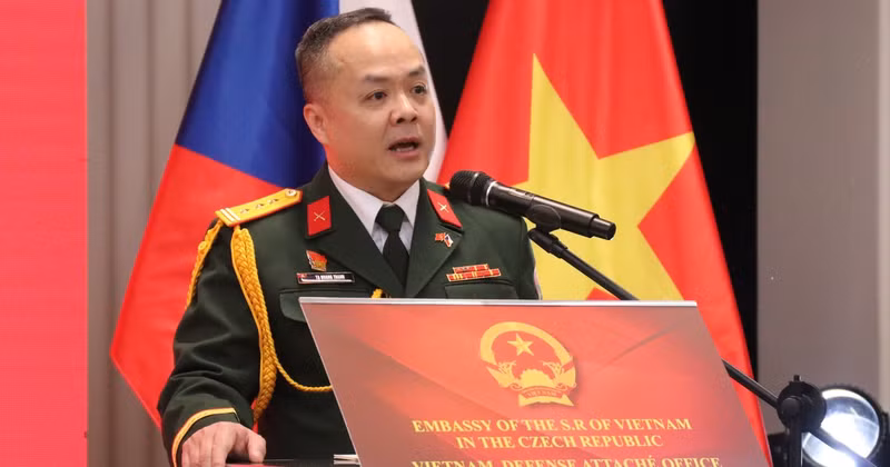 El coronel Tạ Quang Thanh, agregado de defensa de Vietnam en Praga. (Foto: VNA)
