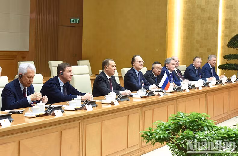 La delegación rusa. La delegación rusa.
