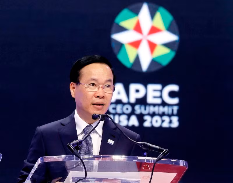 El presidente de Vietnam, Vo Van Thuong. 