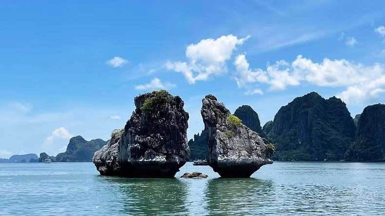El Islote del Gallo y la Gallina (Hon Trong Mai). (Foto: Duc Duy)