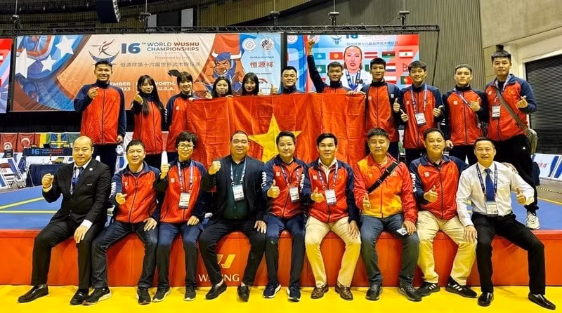 Wushu de Vietnam ocupa segundo lugar en Campeonato Mundial 