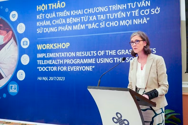 La representante del PNUD en Vietnam, Ramla Al Khalidi.