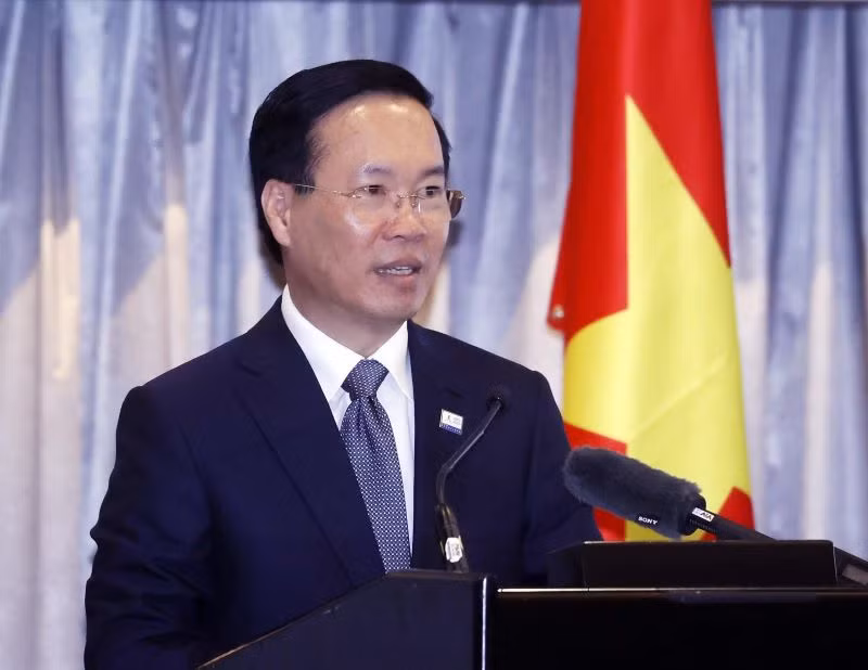 El presidente vietnamita Vo Van Thuong.