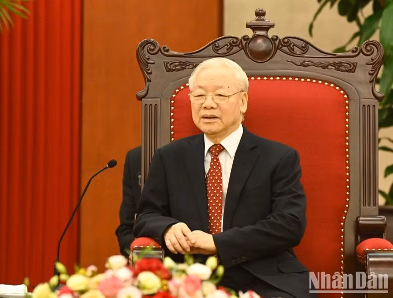 El máximo dirigente partidista de Vietnam, Nguyen Phu Trong. El máximo dirigente partidista de Vietnam, Nguyen Phu Trong.