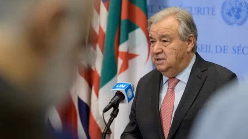 El secretario general de las Naciones Unidas, António Guterres.