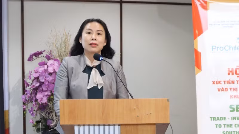 La subdirectora del Centro de Promoción de Comercio e Inversión de Ciudad Ho Chi Minh (ITPC), Ho Thi Quyen.
