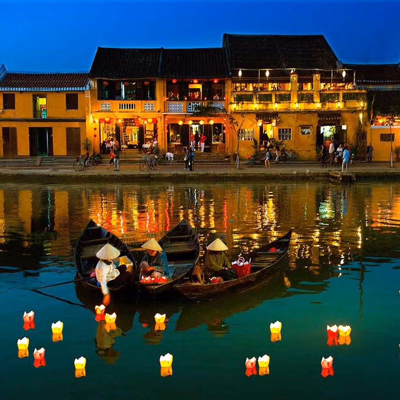 La ciudad antigua de Hoi An.