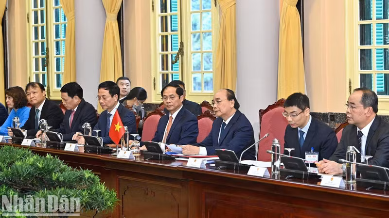 La delegación de Vietnam.
