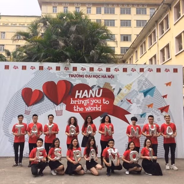 Estudiantes de la Universidad de Hanói. (Fotografía: VNA)