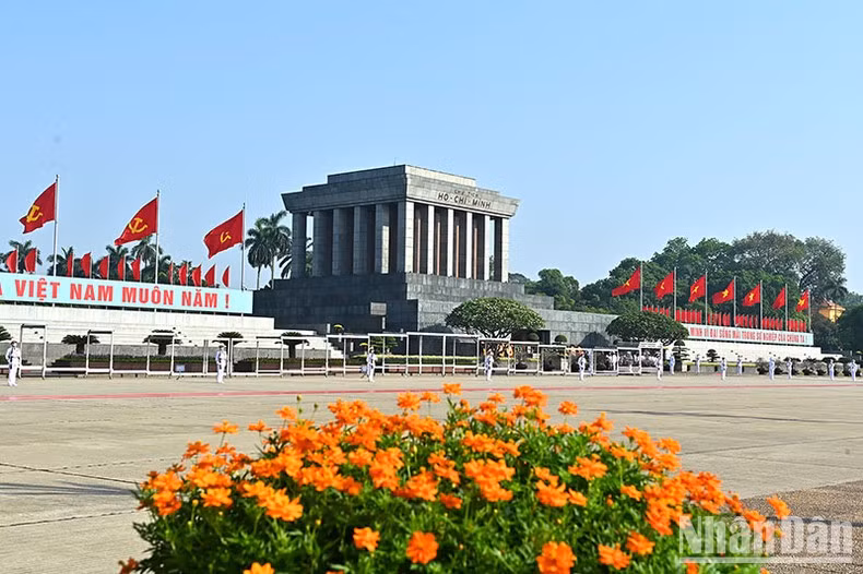 El Mausoleo del Presidente Ho Chi Minh.