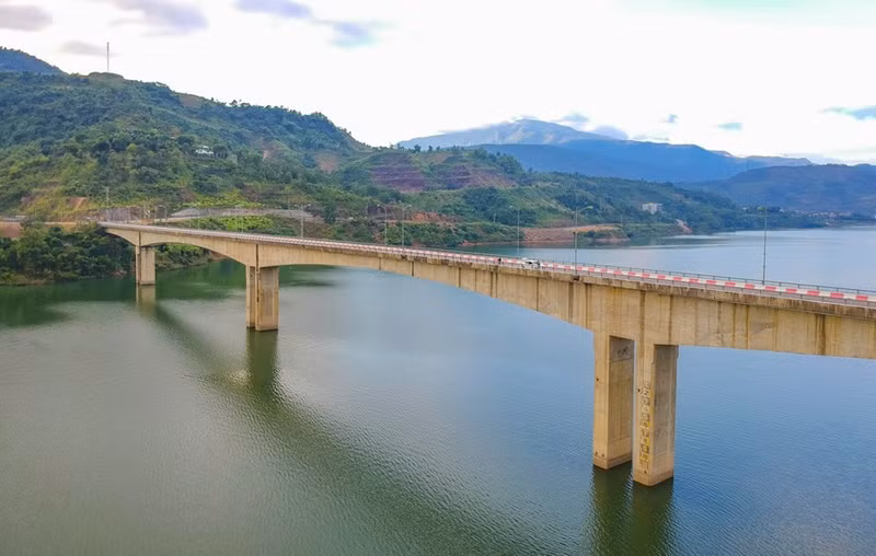 El puente de Ban Xa. El puente de Ban Xa.
