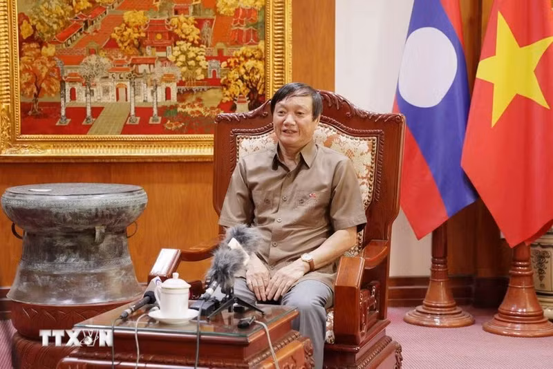El embajador de Vietnam en Laos, Nguyen Ba Hung. (Fotografía: VNA)