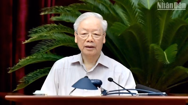 El secretario general del Partido Comunista de Vietnam, Nguyen Phu Trong. (Fotografía: Nhan Dan)