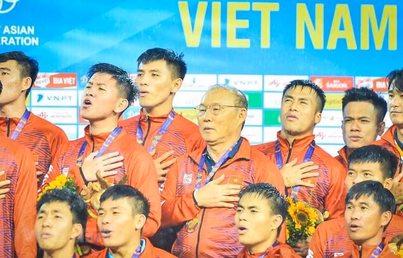 La segunda victoria de la selección Sub-23 vietnamita en los SEA Games bajo el liderazgo del entrenador sudcoreano.
