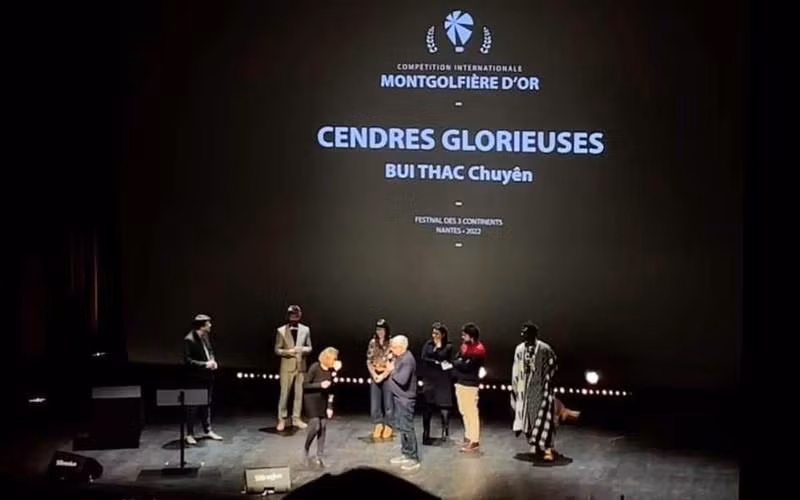 Escena de la premiación.