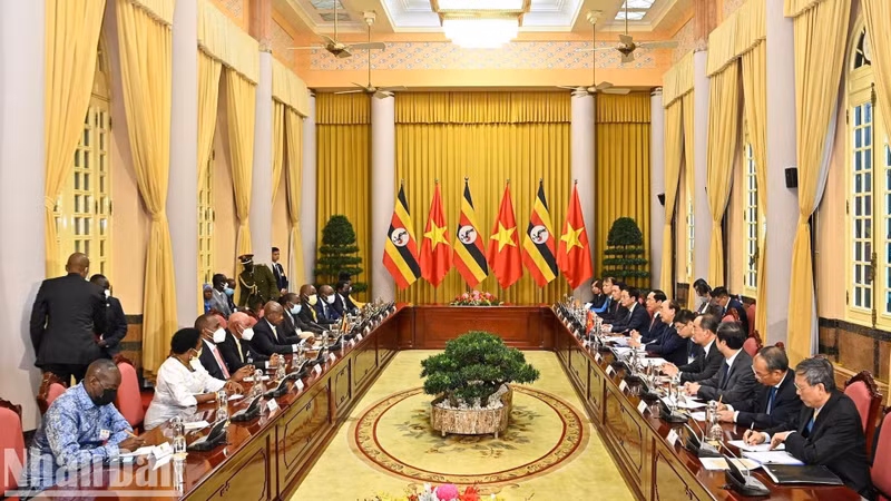 Panorama de las conversaciones entre los dos presidentes.
