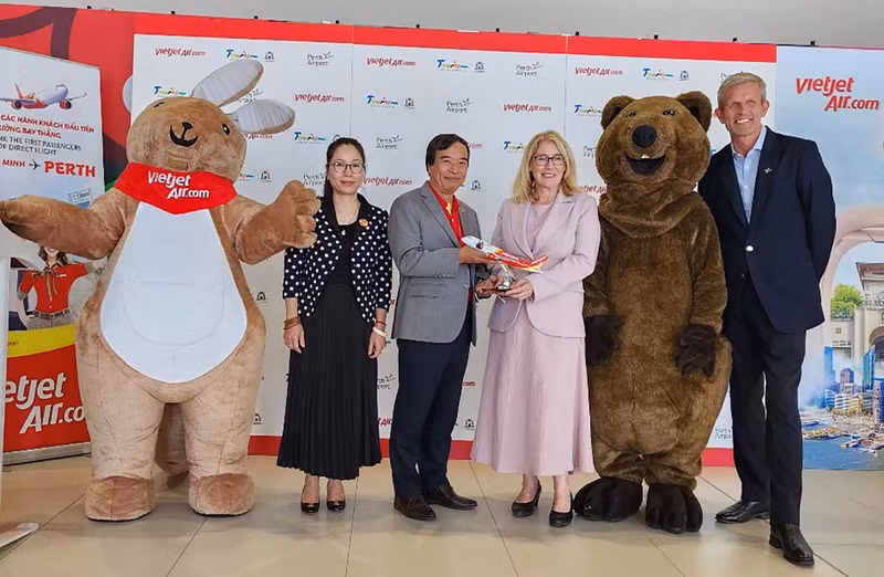 Vietjet Air lanza vuelos entre Ciudad Ho Chi Minh y Perth.