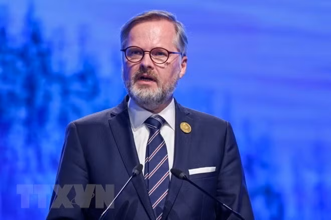 El primer ministro de la República Checa, Petr Fiala. (Fotografía: AFP/VNA)