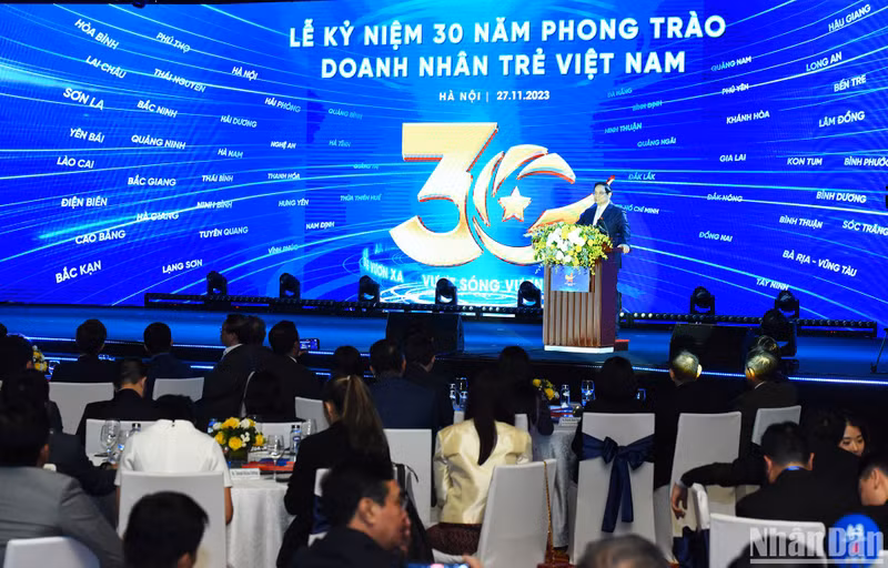 El primer ministro Pham Minh Chinh en el evento. (Fotografía: Nhan Dan)