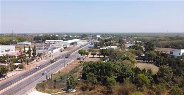 Zona residencial e industrial de Binh Phuoc. (Foto: VNA)