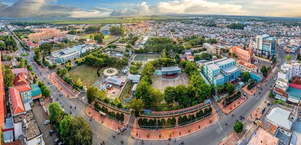 Una esquina de la ciudad de Long Khanh, en Dong Nai. (Foto: www.dongnai.gov.vn)