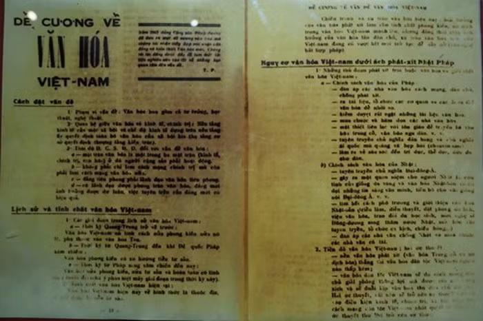 Un material para exhibir en el evento. (Fotografía: Museo de Historia de Vietnam)