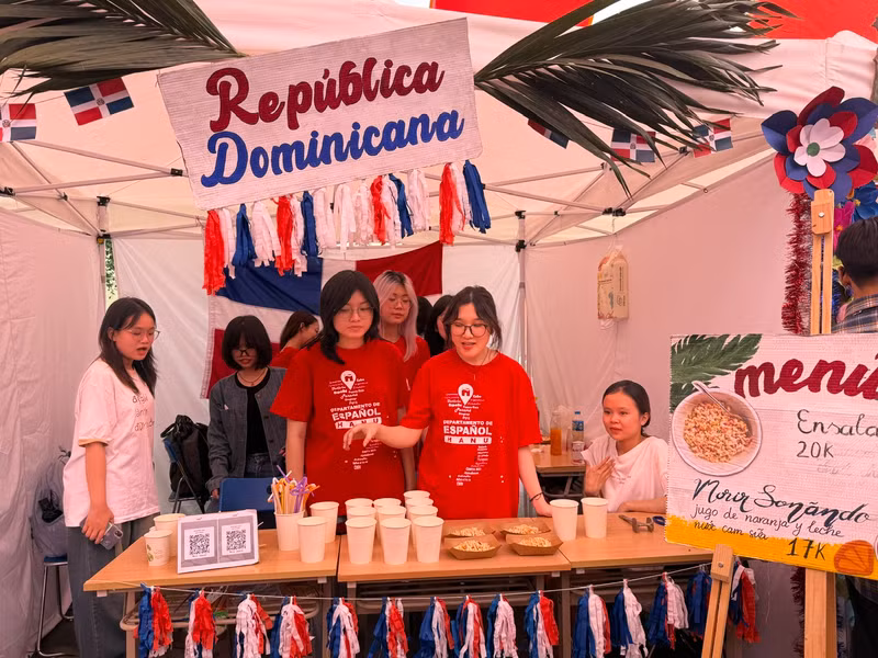En la feria gastronómica. (Foto: Thanh Hang)