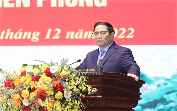 El primer ministro vietnamita Pham Minh Chinh (Fotografía: VNA)