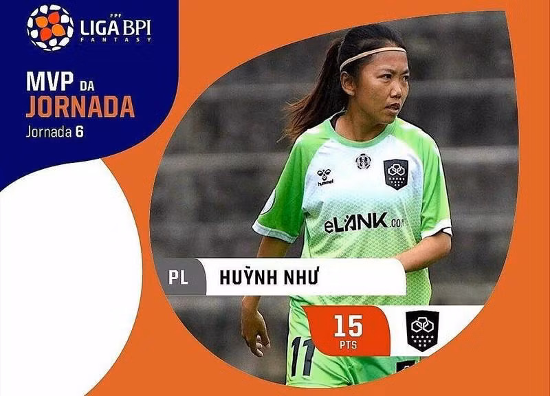 Huynh Nhu fue incluida en el once ideal de Liga BPI. (Fotografía: BPI) 