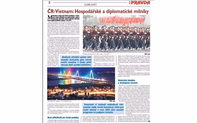 El artículo fue publicado en el periódico checo de izquierdas Naše pravda. (Foto: Captura de pantalla)