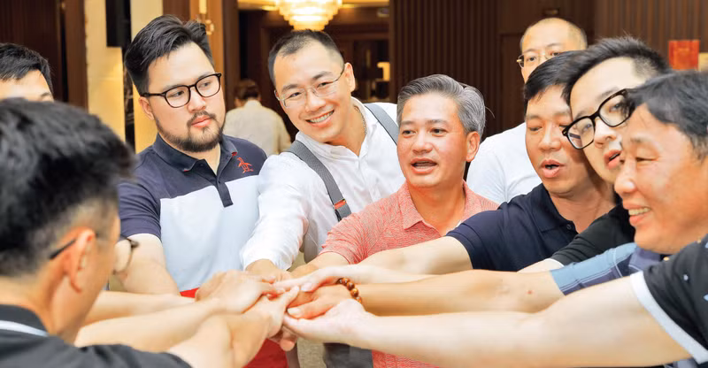 El Consejo de Empresarios de hogar de Vietnam el día de su fundación 28 de junio. (Fotografía: Khanh An)