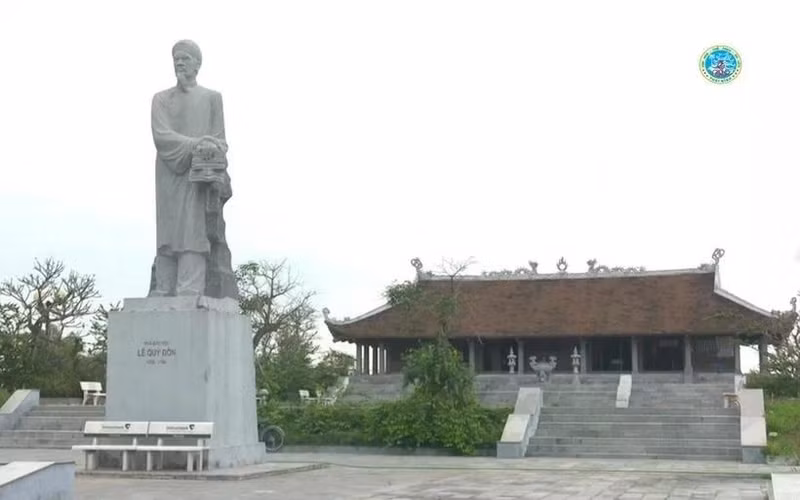 Sitio conmemorativo de Le Quy Don en la comuna de Doc Lap, distrito de Hung Ha, provincia de Thai Binh. (Foto: Servicioo de Cultura, Deportes y Turismo de la provincia de Thai Binh)