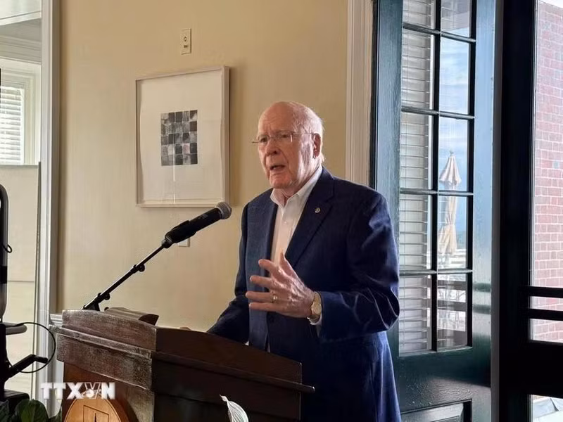 Patrick Leahy, ex presidente del Comité de Asignaciones del Senado de Estados Unidos. (Foto: VNA)