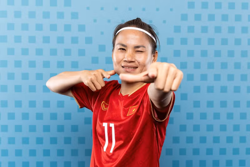 Mediocampista Thai Thi Thao (Centro de Competición y Entrenamiento deportivo de Hanói)