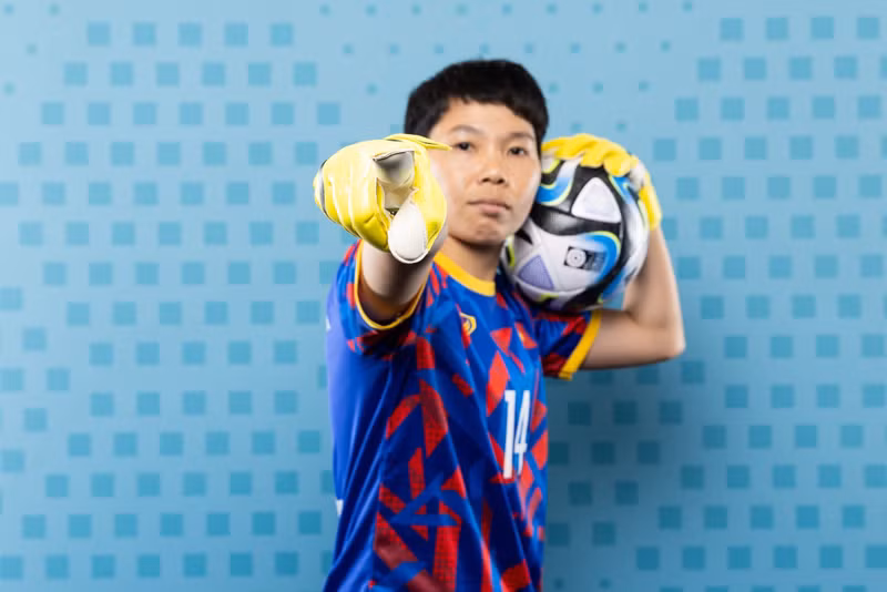 Arquera Tran Thi Kim Thanh (Centro deportivo del Distrito 1, Ciudad Ho Chi Minh)