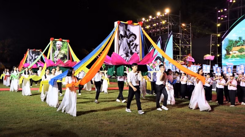 En el acto inaugural del festival. 