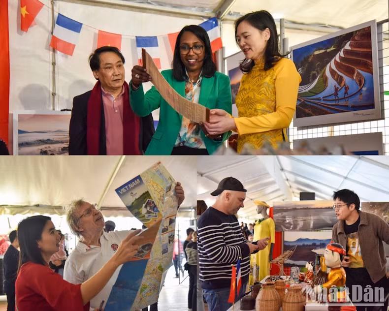 En el stand de Vietnam. En el stand de Vietnam.
