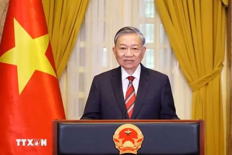 El secretario general del Partido Comunista de Vietnam, To Lam. (Foto: VNA)