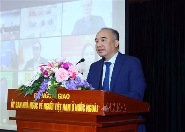 El subjefe del Comité Estatal sobre Vietnamitas en el extranjero Nguyen Manh Dong. (Foto: VNA)