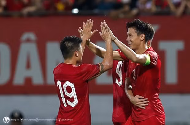 Jugadores de la selección nacional de Vietnam. (Foto: vff.org.vn)