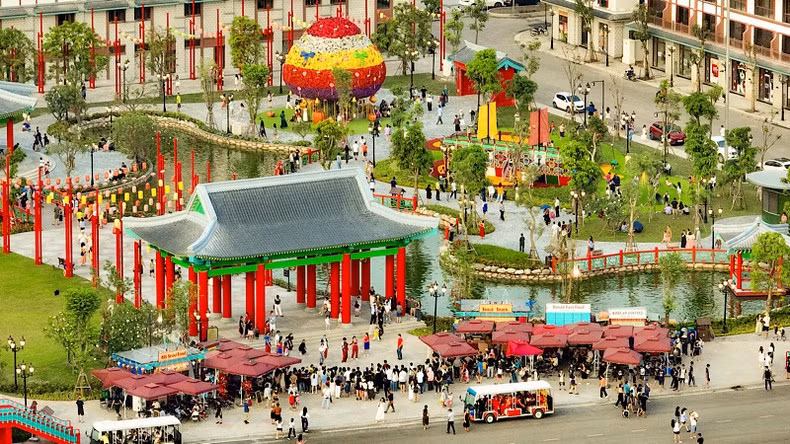 El parque cultural surcoreano K-Park. El parque cultural surcoreano K-Park.