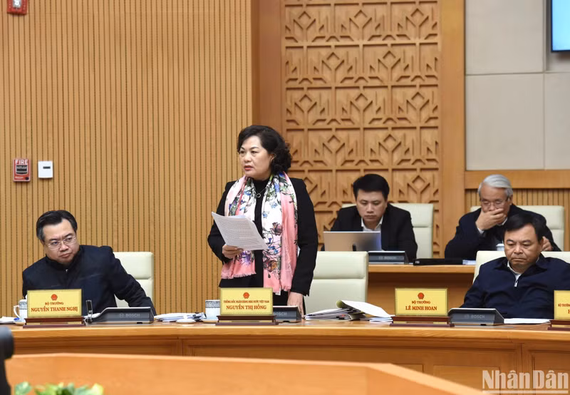 La gobernadora del Banco Estatal de Vietnam, Nguyen Thi Hong.