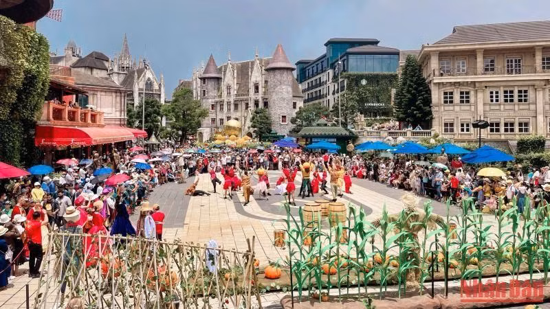 Complejo turístico Ba Na Hills, un destino que atrae a una gran cantidad de turistas.