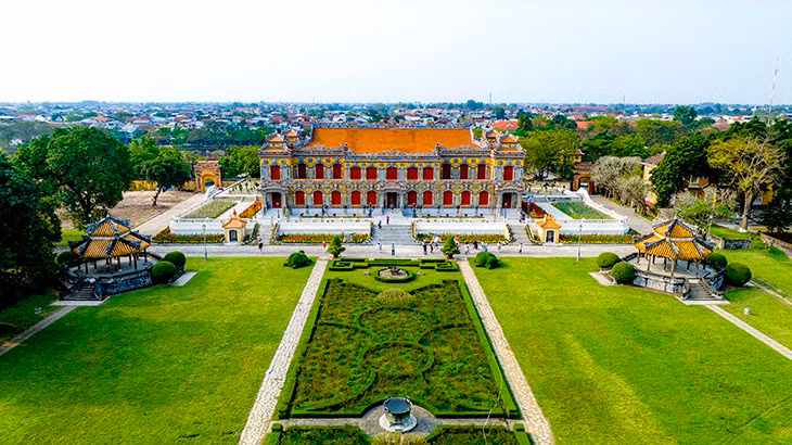 El acto inaugural del festival tendrá lugar en el palacio de Kien Trung, en la Ciudadela de Hue. (Foto: giaoducthoidai.vn)