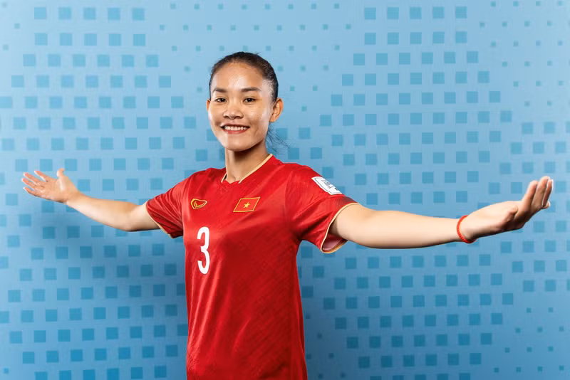 Defensora Luong Thi Thu Thuong (Club de fútbol femenino de Carbón y Minerales de Vietnam)