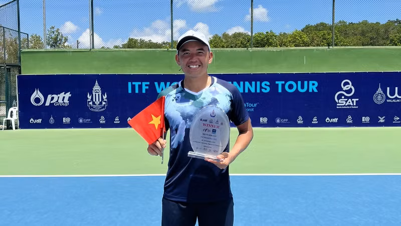 El mejor tenista vietnamita, Ly Hoang Nam (Foto: FBNV)