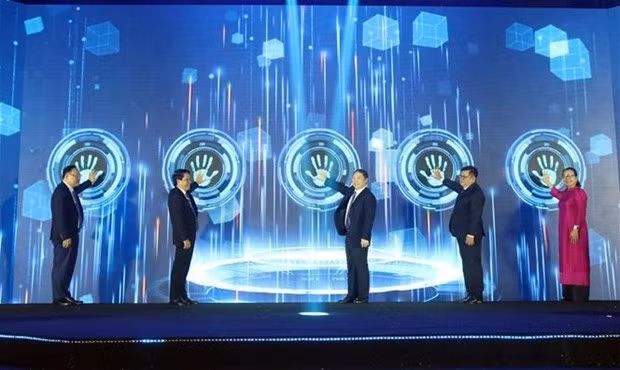 En la inauguración de la Semana de Transformación Digital de Ciudad Ho Chi Minh 2023. (Fotografía: VNA)