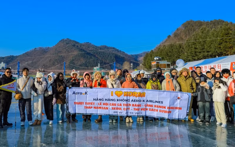 Corea del Sur es un destino favorito para los turistas vietnamitas. (Foto: VOV) 